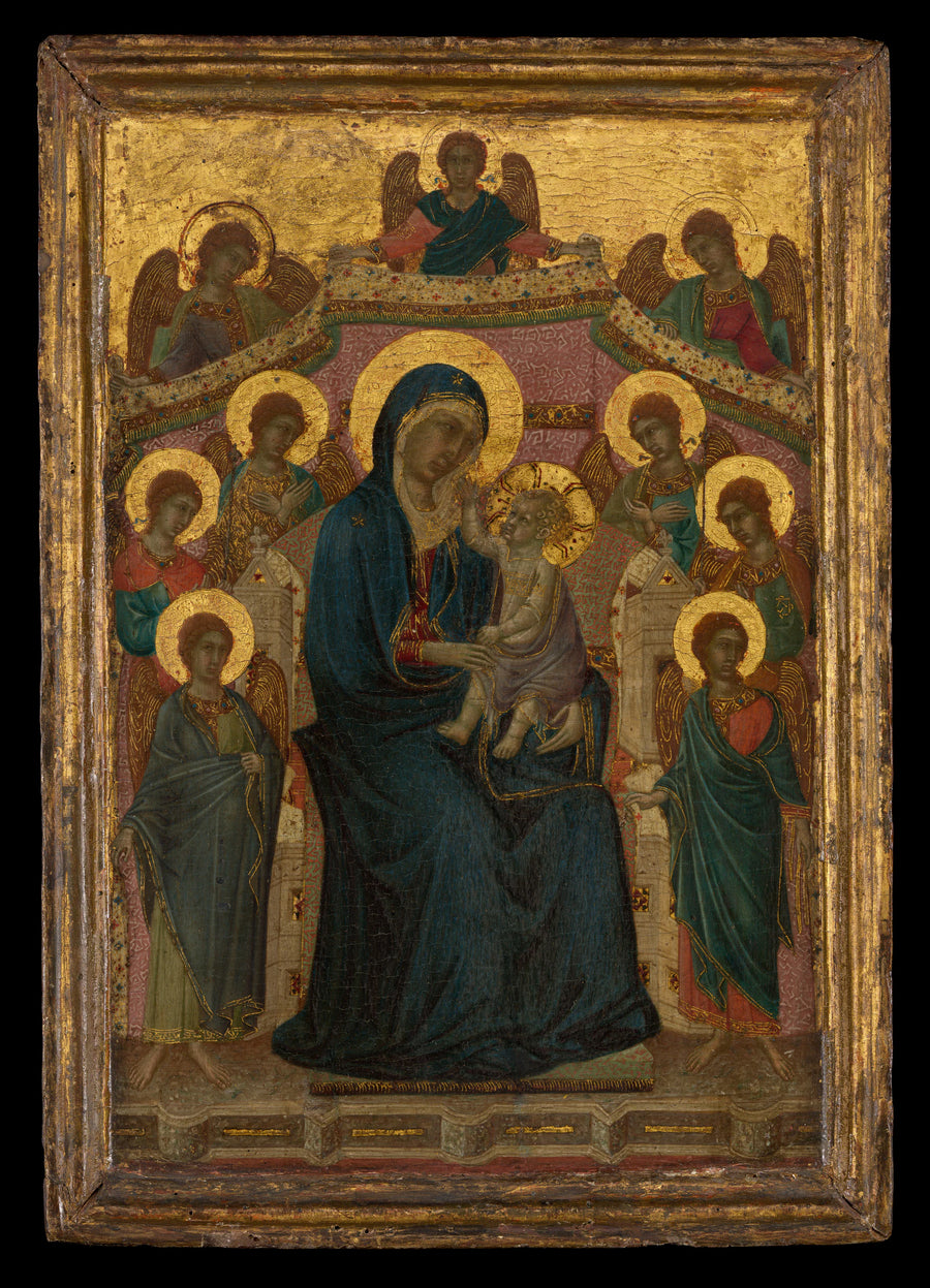Vierge à l'Enfant avec neuf anges - Segna di Buonaventura