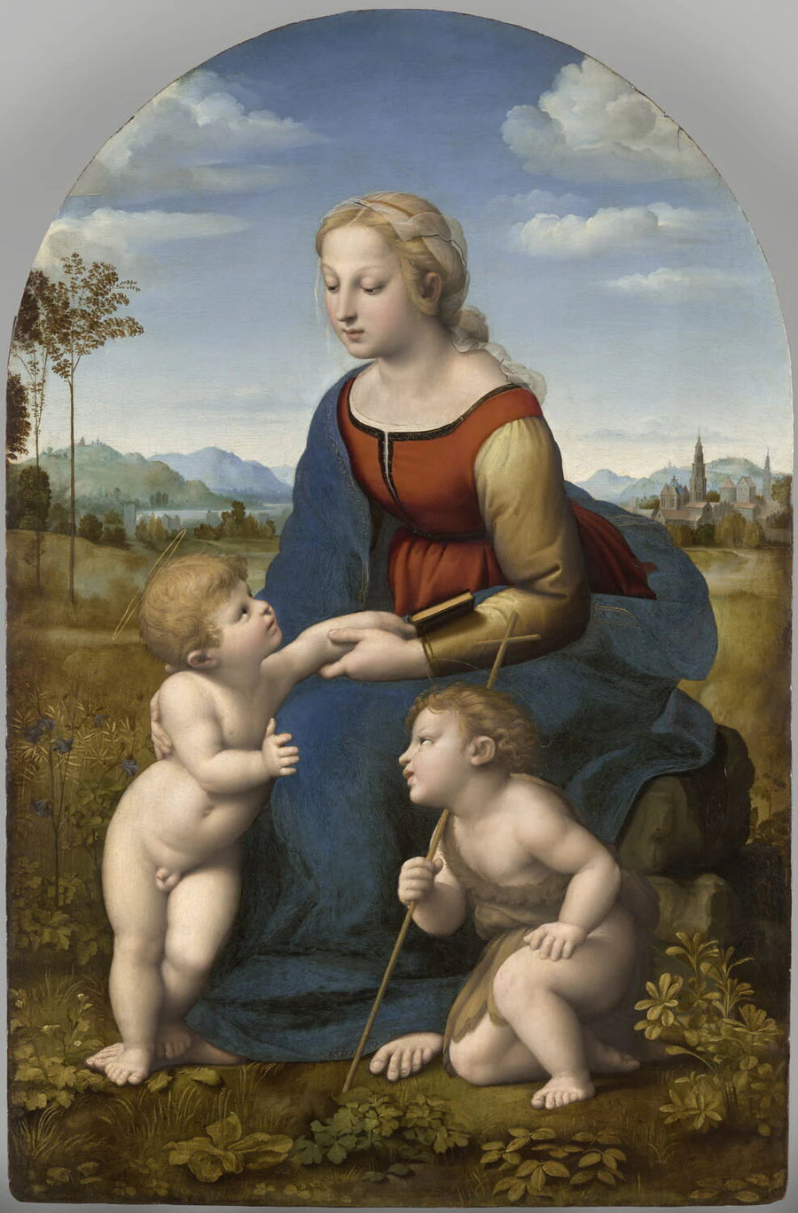 La Vierge à l'Enfant avec le petit saint Jean-Baptiste - dit Raphaël Santi Raffaello