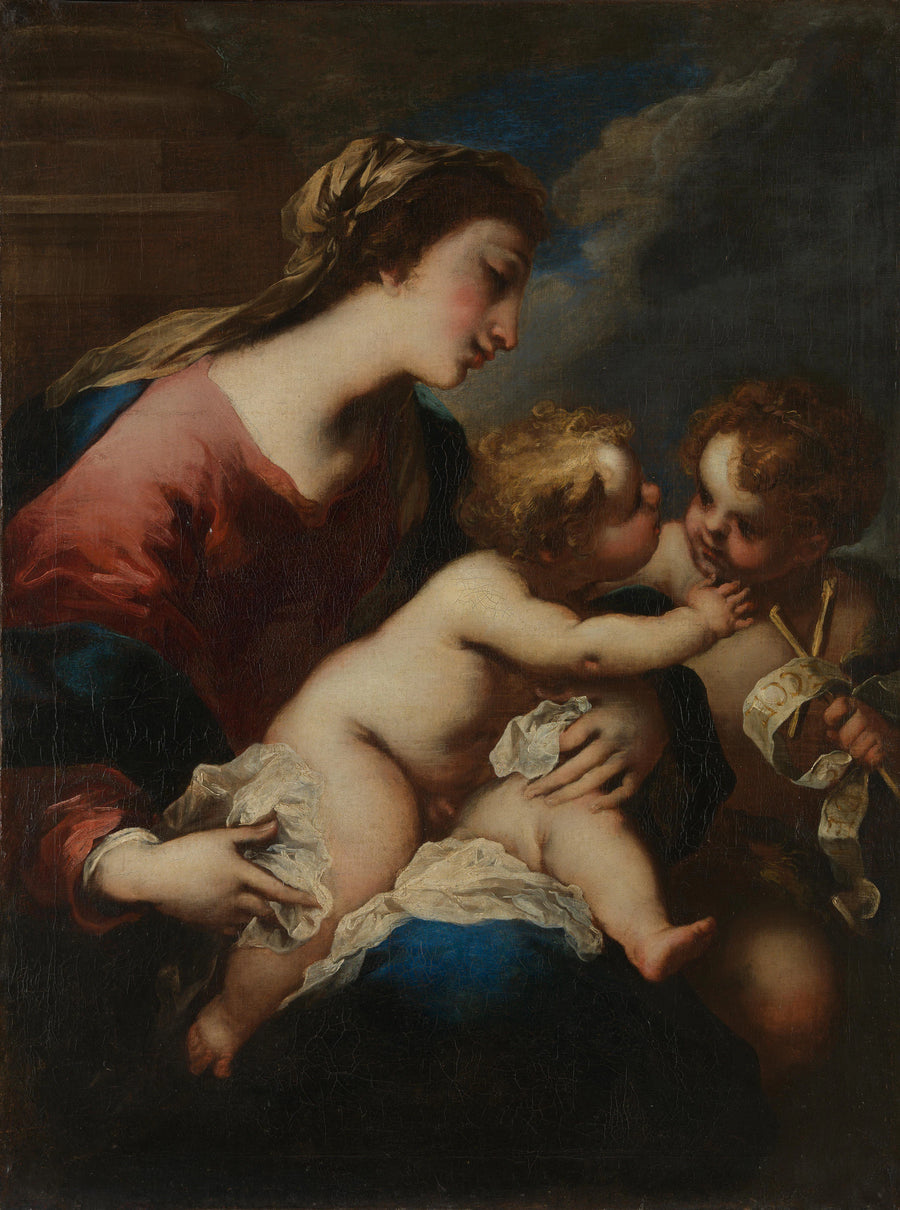 La Vierge à l'Enfant avec saint Jean-Baptiste - Valerio Castello