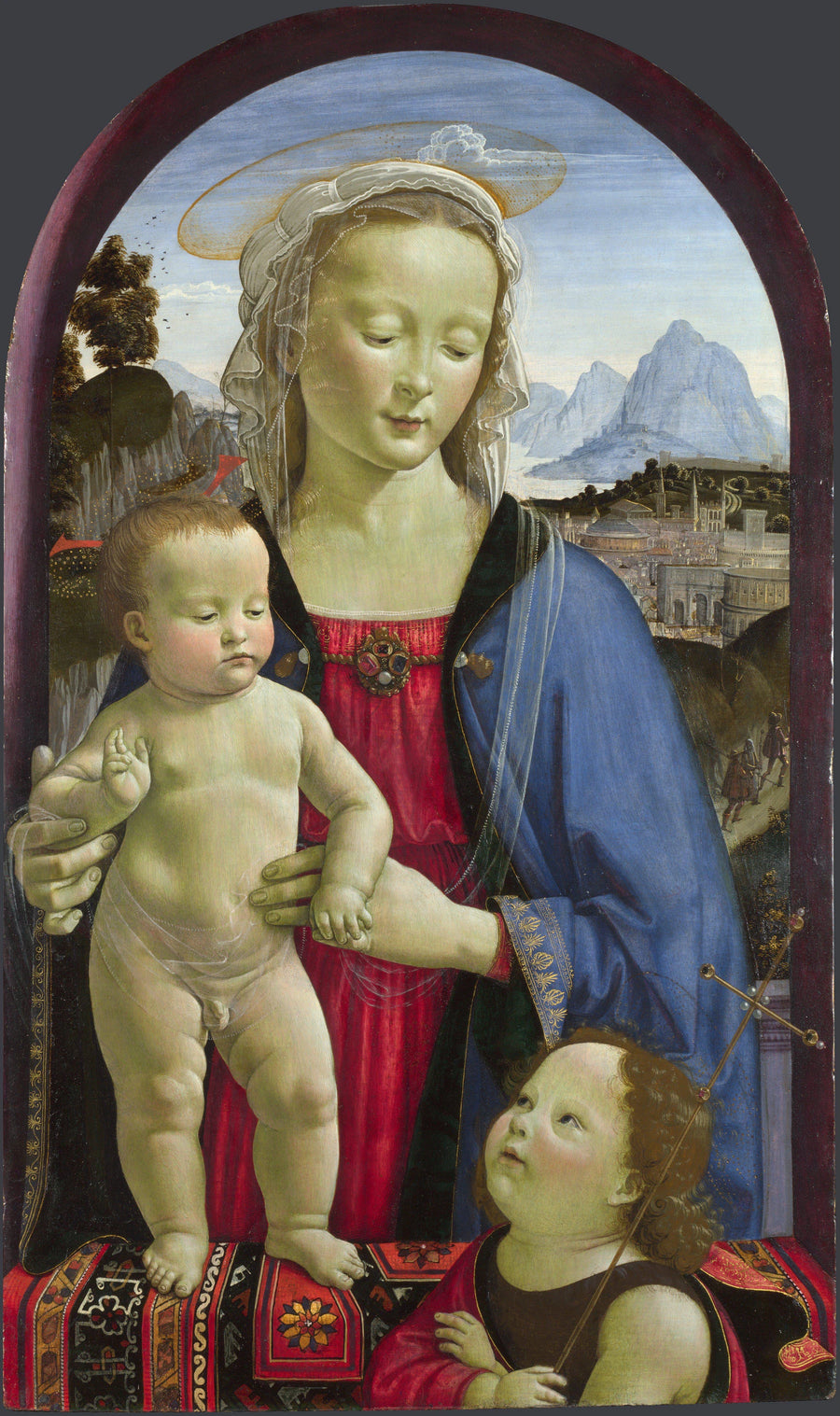 La Vierge à l'Enfant avec saint Jean - Davide Ghirlandaio