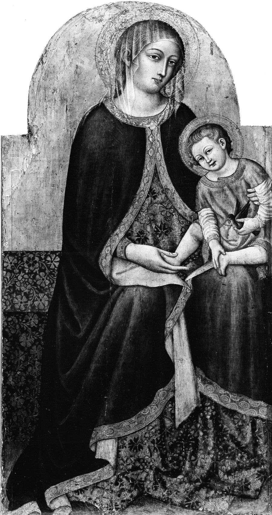 Vierge à l'Enfant avec des saints - Priamo della Quercia (Priamo del Pietro)
