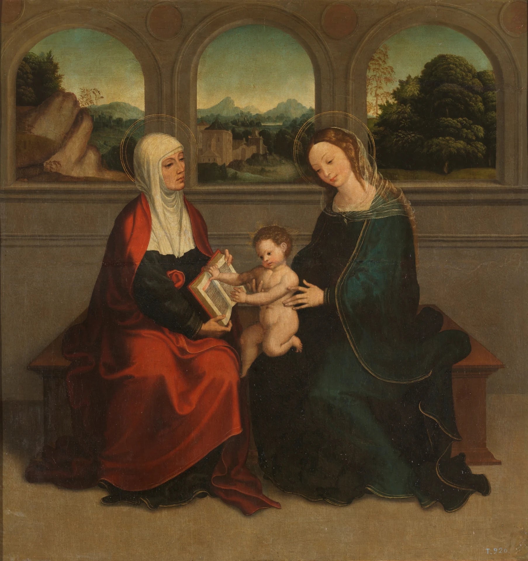 La Vierge à l'Enfant et Sainte Anne - Juan Correa de Vivar