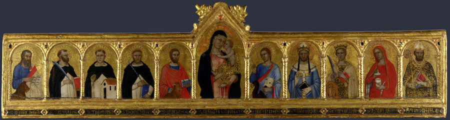 Vierge à l'enfant et des saints - Andrea di Bonaiuto