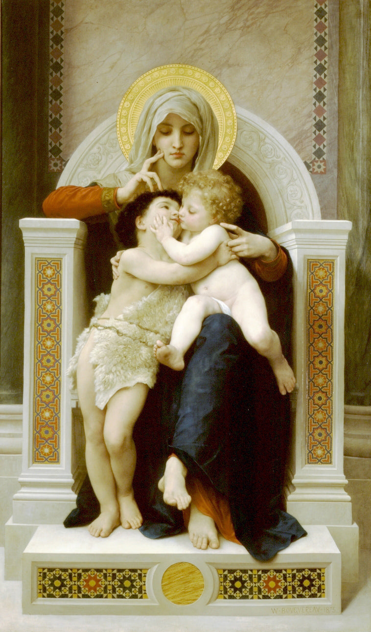 La Vierge, l’Enfant Jésus et saint Jean-Baptiste (1875) - Bouguereau