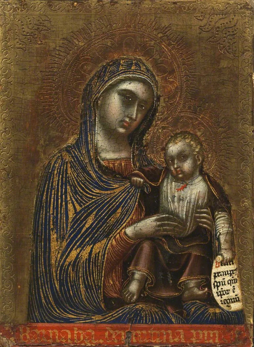 Vierge et Enfant - Barnaba da Modena image 1 reproduction réalisée par Alpha Reproduction