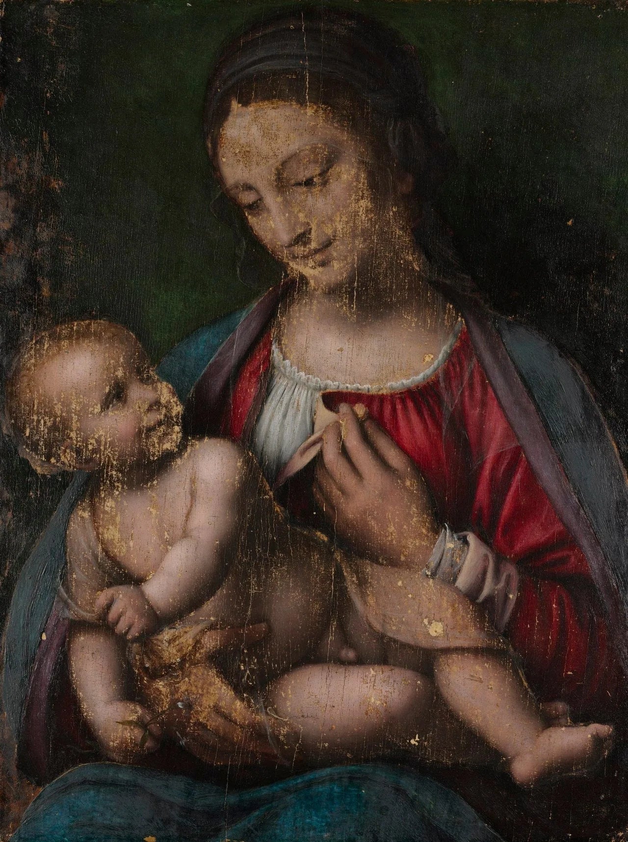 Vierge et Enfant - Bernardino Luini image 1 reproduction d’œuvre d’art à l’huile