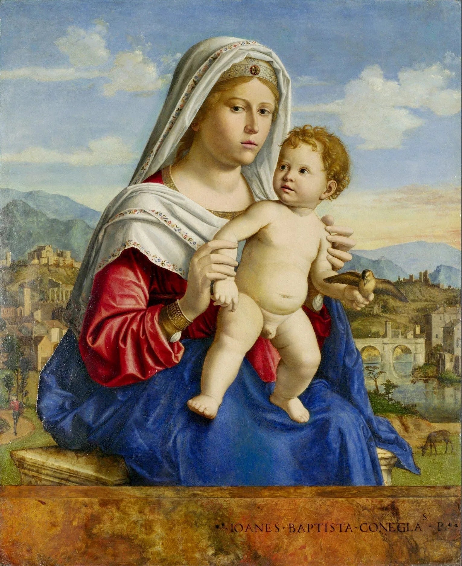 Vierge et Enfant - Cima da Conegliano image 1 reproduction de peinture à l’huile