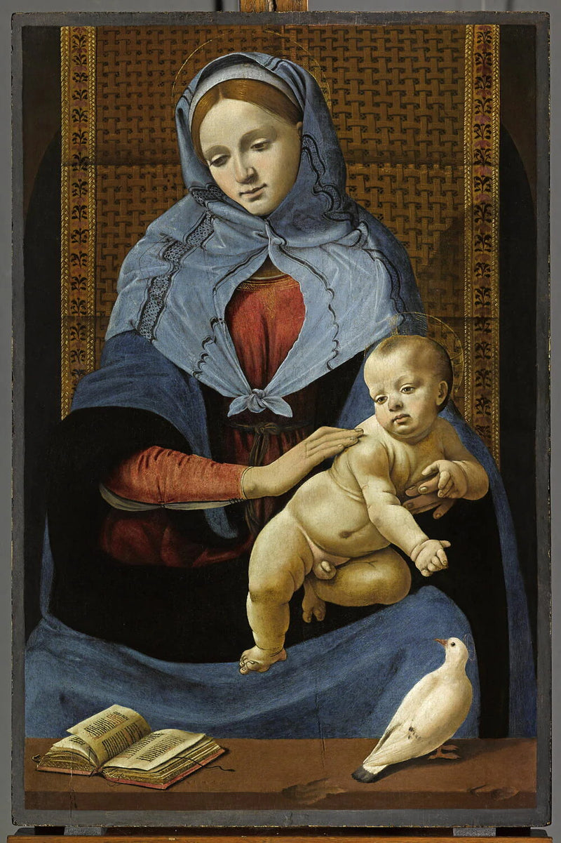 La Vierge et l'Enfant à la colombe - Piero di Cosimo (Piero di Lorenzo, dit)