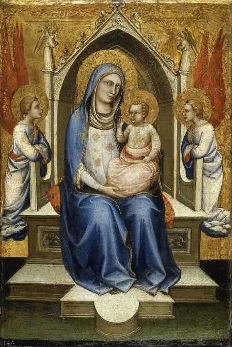 Vierge et Enfant en majesté - Lorenzo Monaco image 1 tableau peint à l’huile sur toile