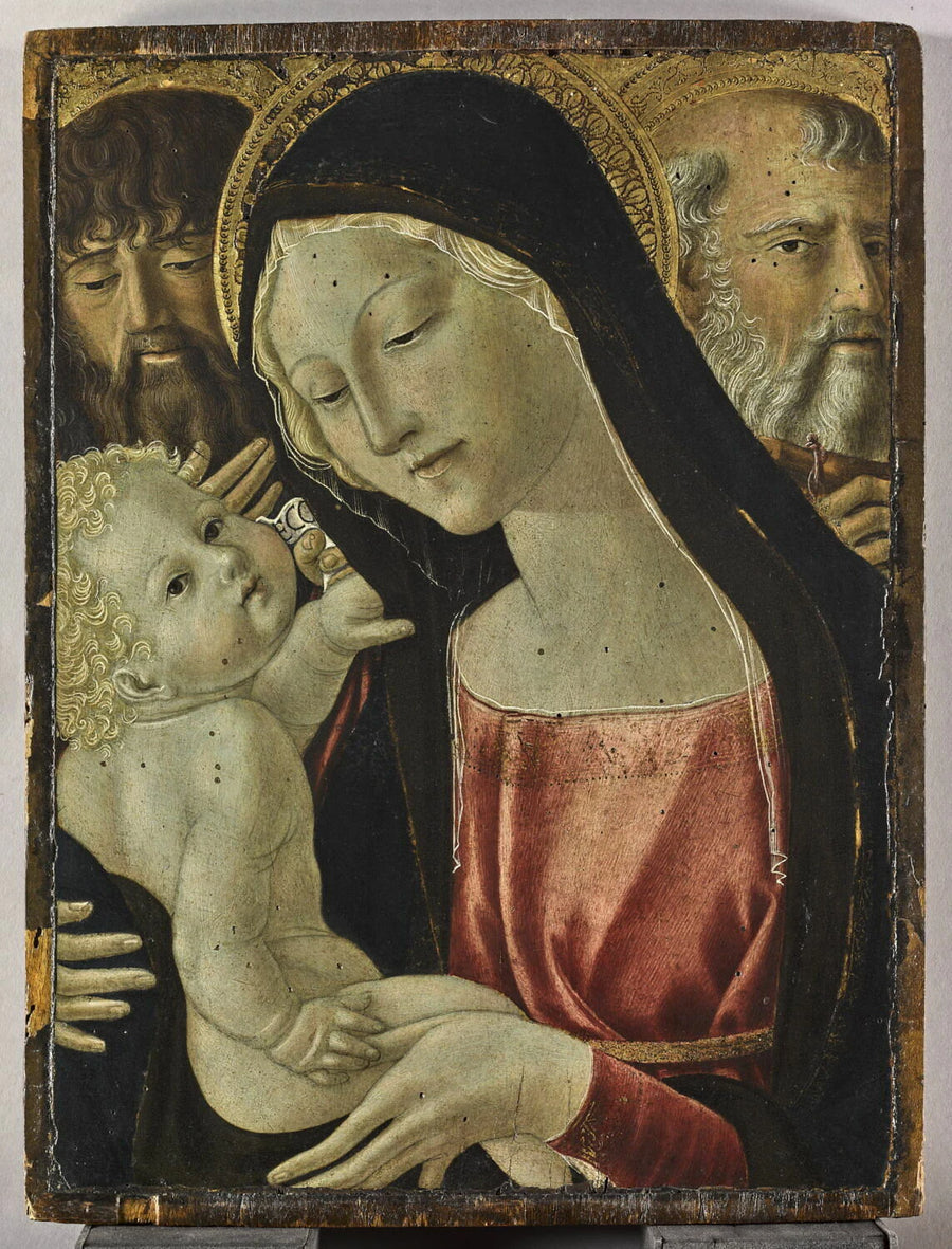 La Vierge et l'Enfant entre saint Jean Baptiste et saint Antoine - Neroccio de Landi