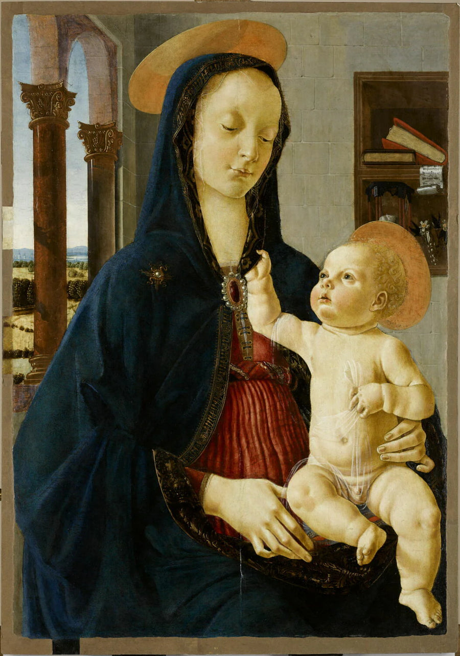 La Vierge et l'Enfant - Ghirlandaio, Domenico (Domenico di Tommaso Bigordi, dit)