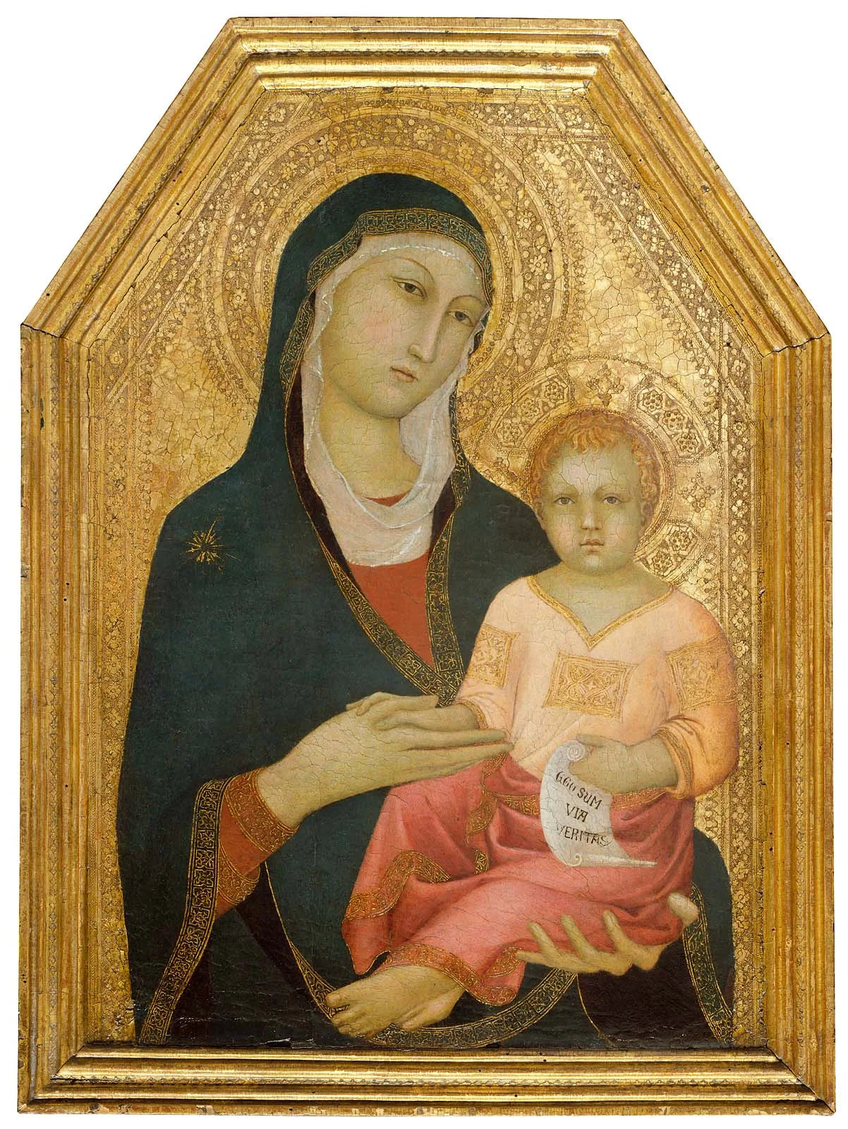 Vierge et Enfant - Lippo Memmi image 1 reproduction de peinture à l’huile