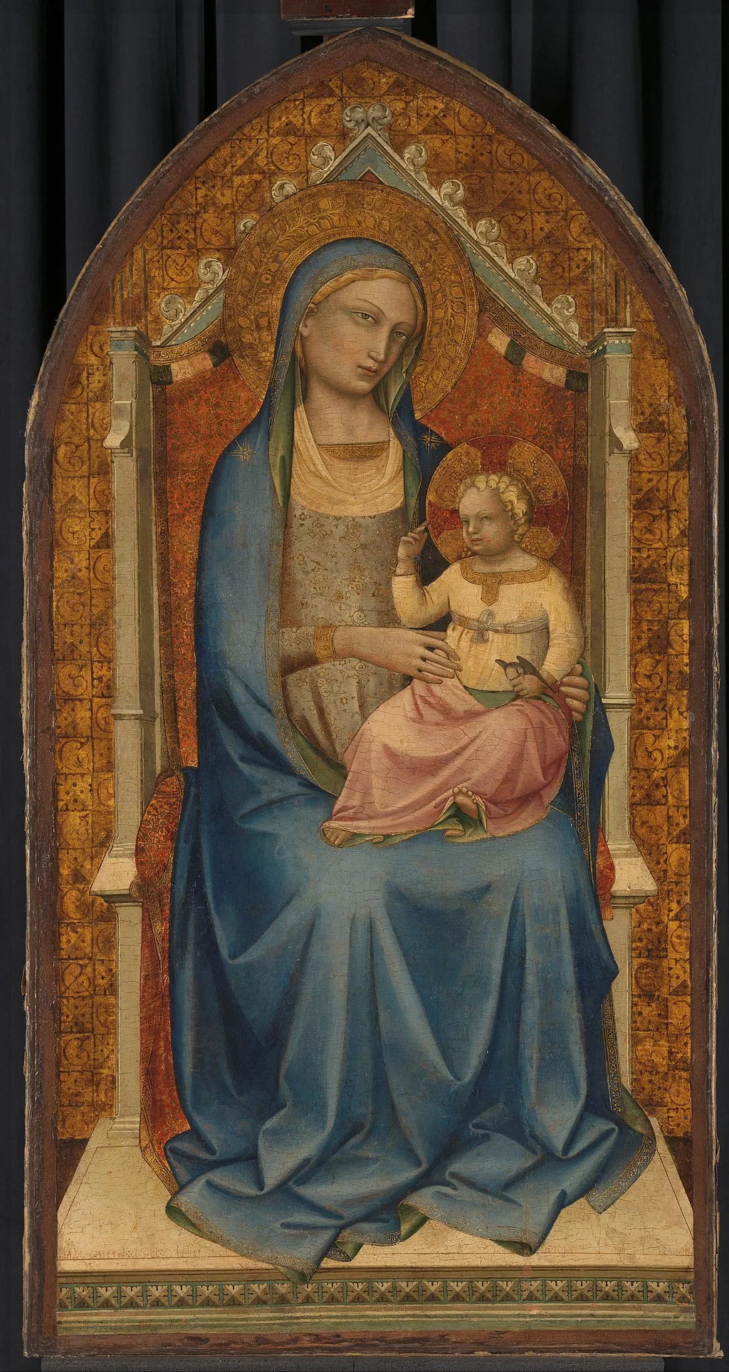 Vierge et Enfant - Lorenzo Monaco image 1 reproduction de peinture à l’huile