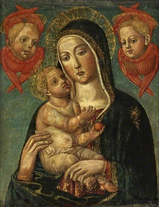 Vierge et Enfant - Matteo di Giovanni image 1 reproduction artisanale de tableau