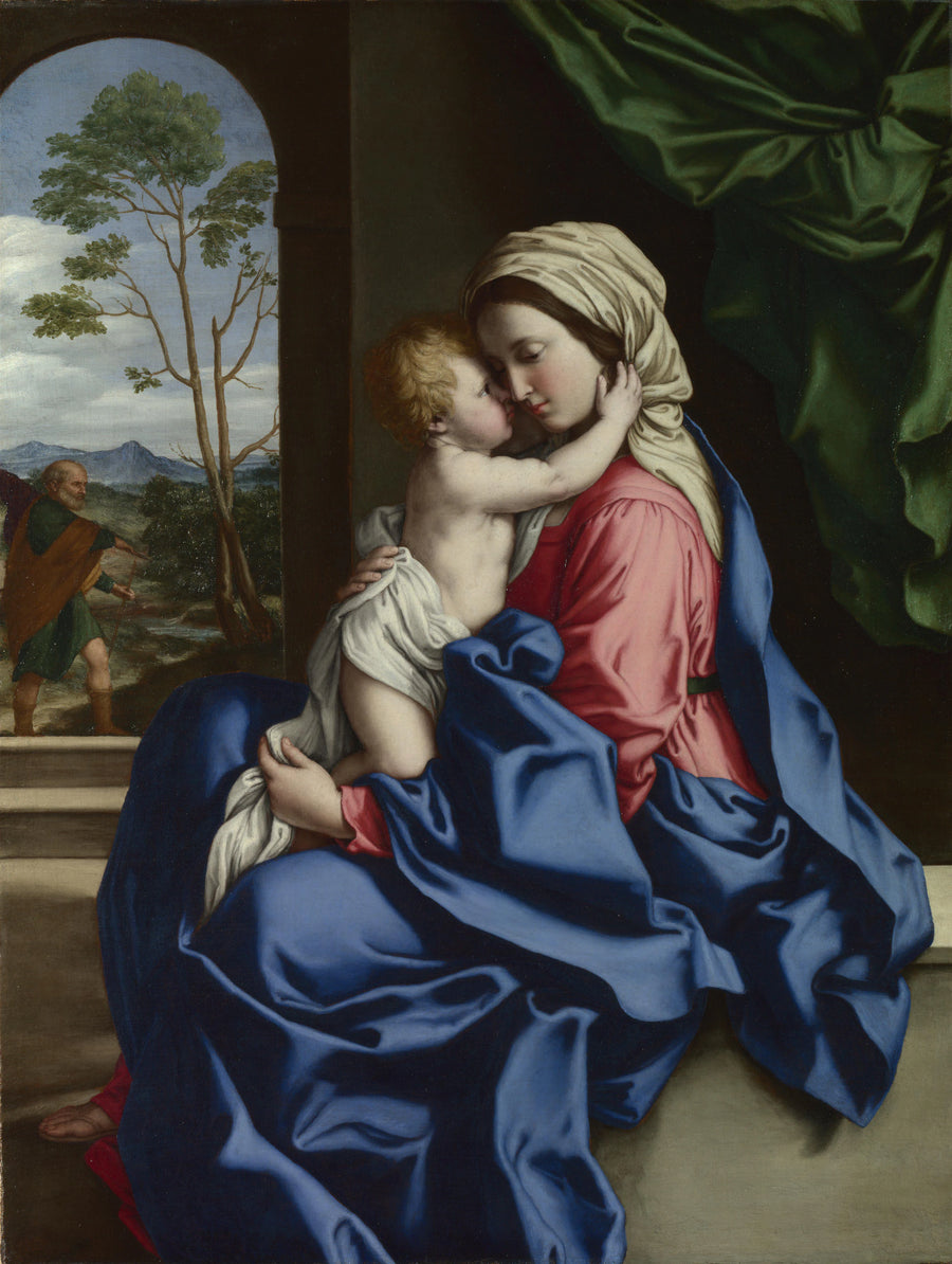 La Vierge et l'Enfant s'embrassant - Giovanni Battista Salvi