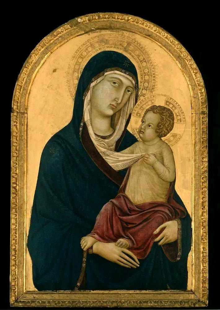 Vierge et Enfant - Ugolino di Nerio image 1 copie de tableau peinte à la main