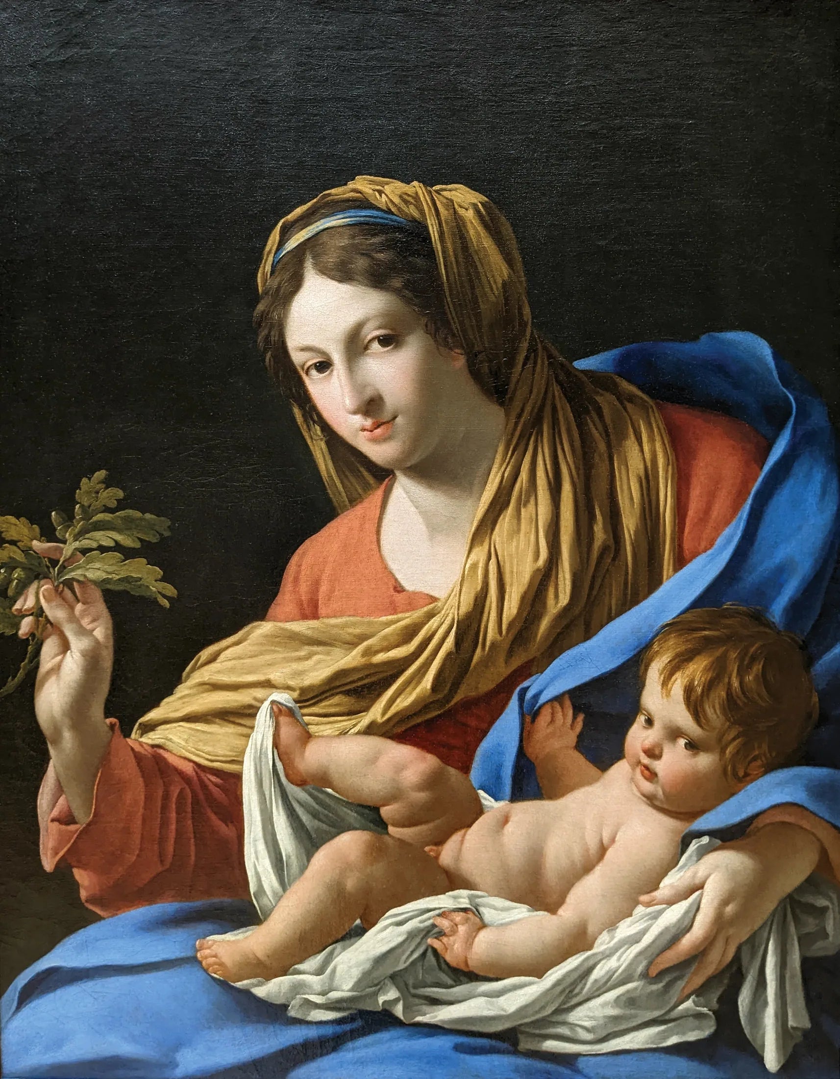 Vierge Hesselin - Simon Vouet image 1 reproduction d’œuvre d’art à l’huile