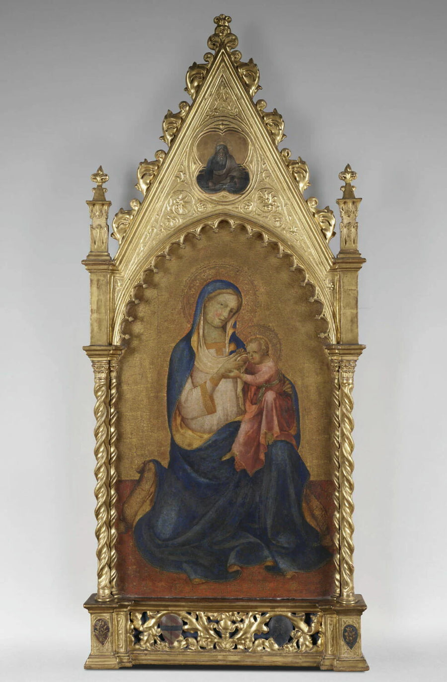 La Vierge d'Humilité allaitant l'Enfant - Lorenzo degli Angeli Lorenzo Monaco