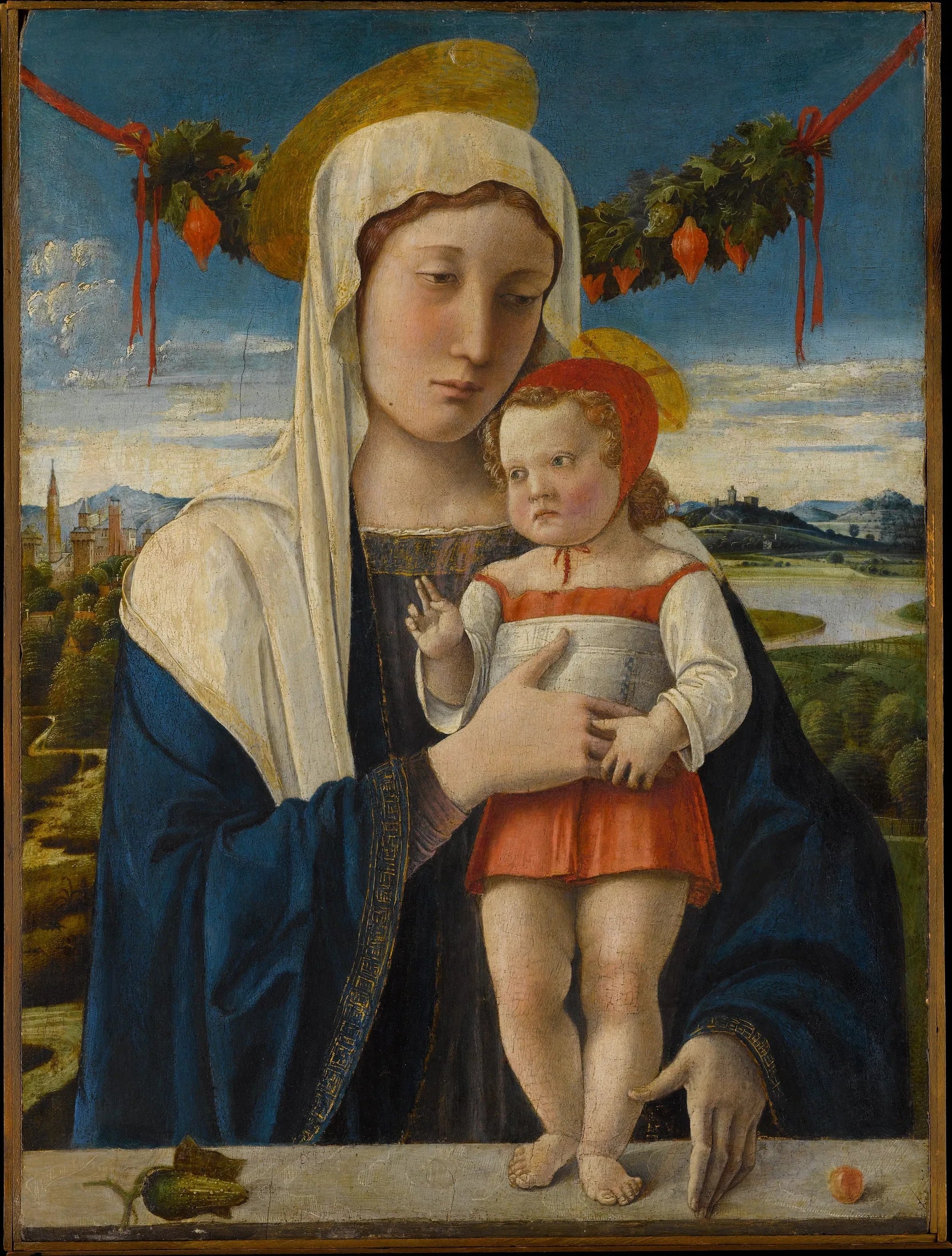 Vierge Lehman - Giovanni Bellini image 1 copie de tableau peinte à la main