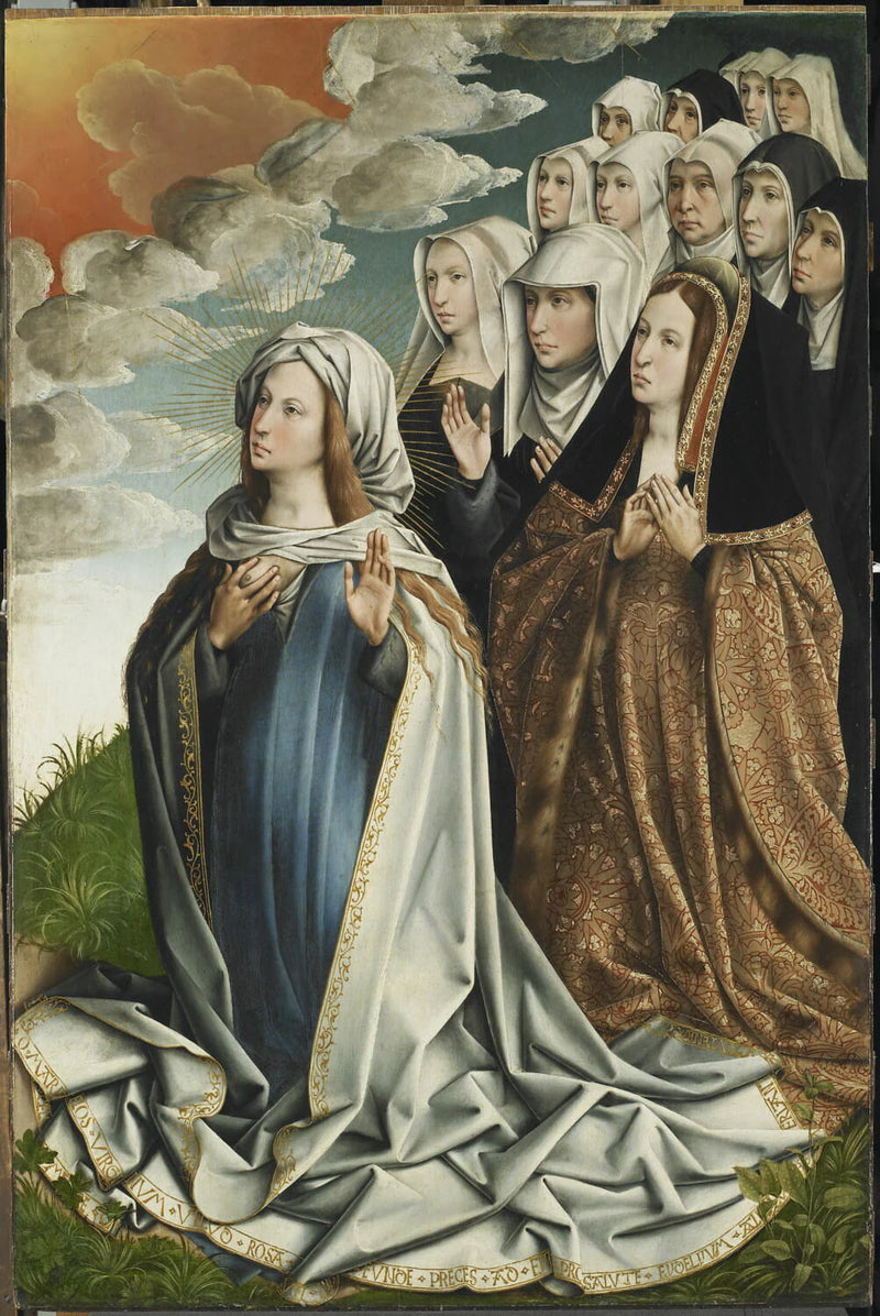 La Vierge médiatrice avec Jeanne la Folle - Colijn de Coter