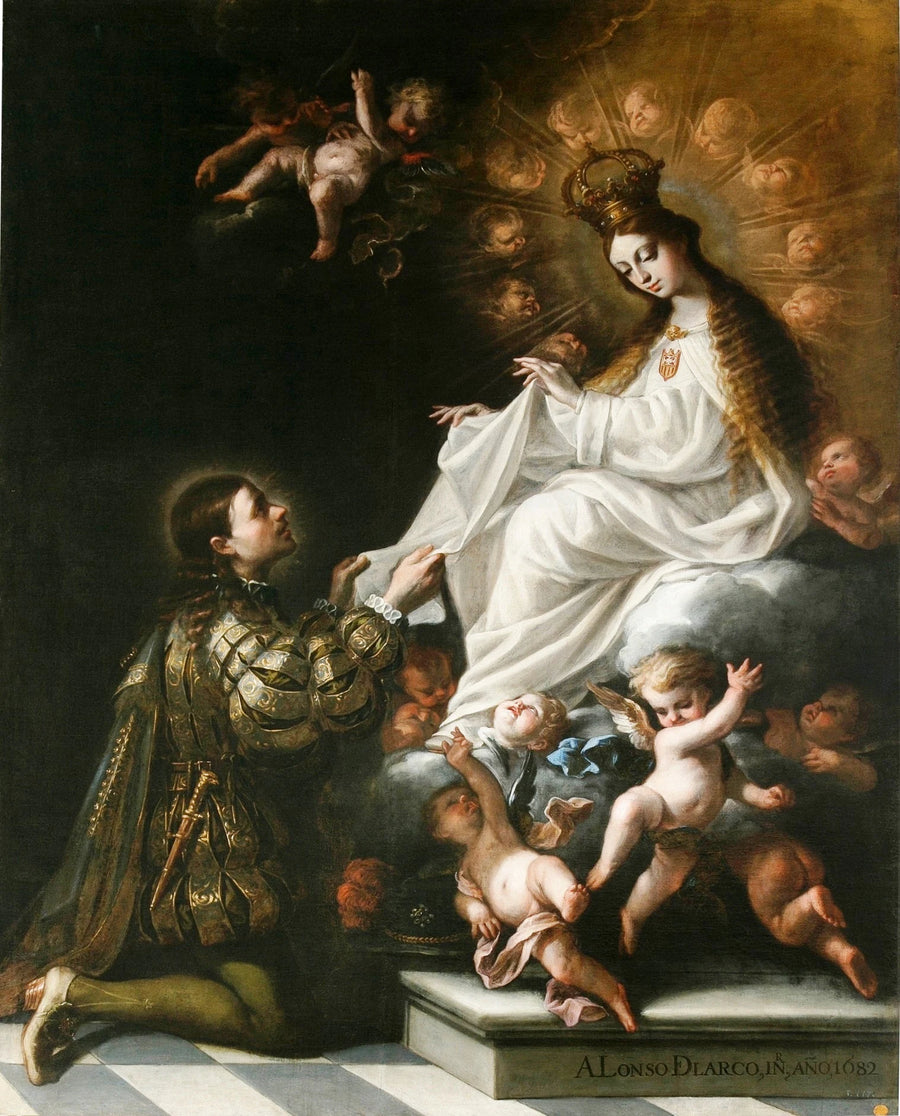 La Vierge de la Miséricorde apparaissant à saint Pierre Nolasco - Alonso del Arco