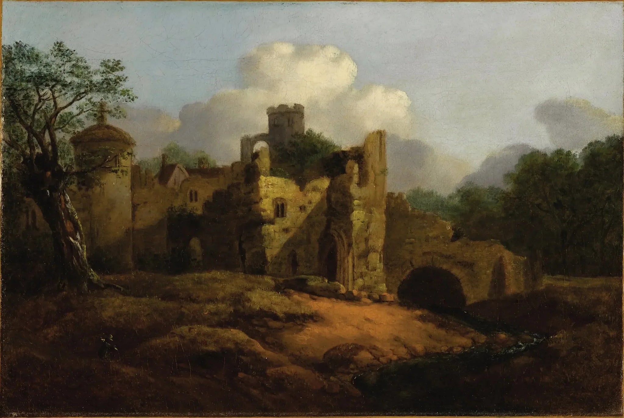 Vieux Château - Thomas Gainsborough image 1 reproduction artisanale de tableau