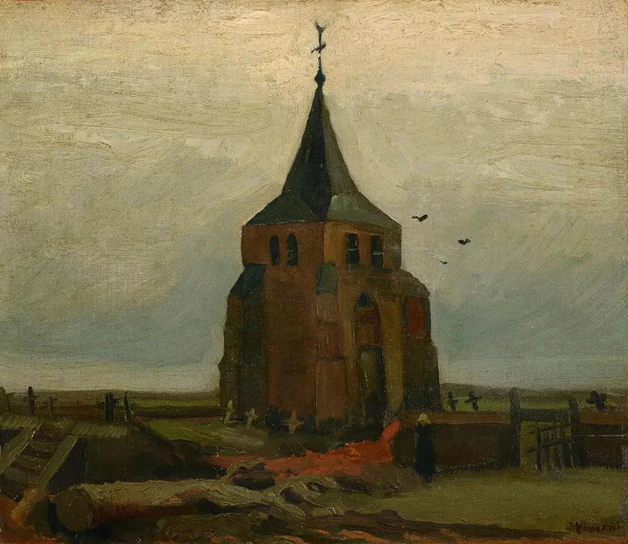 Le Vieux Clocher à Nuenen, F88 – Vincent van Gogh