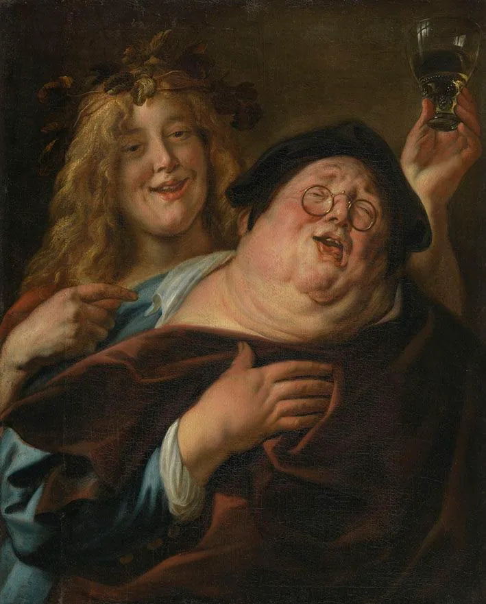 vieux fêtard - Jacob Jordaens image 1 tableau peint à l’huile sur toile