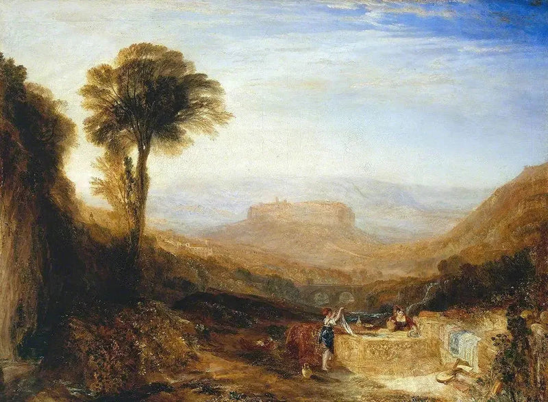 View of Orvieto, Painted in Rome - J. M. W. Turner