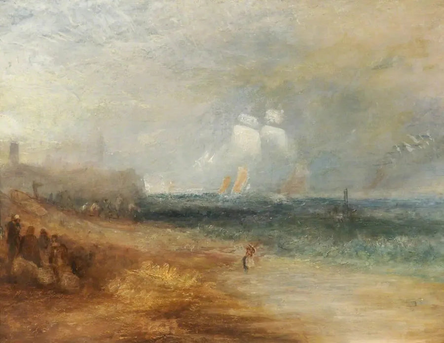 View of the Beach at Margate - J. M. W. Turner