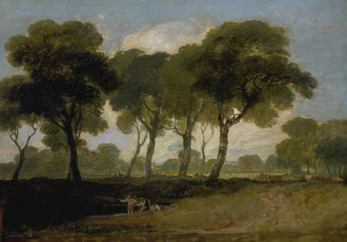 View on Clapham Common - J. M. W. Turner image 1 reproduction artisanale de tableau