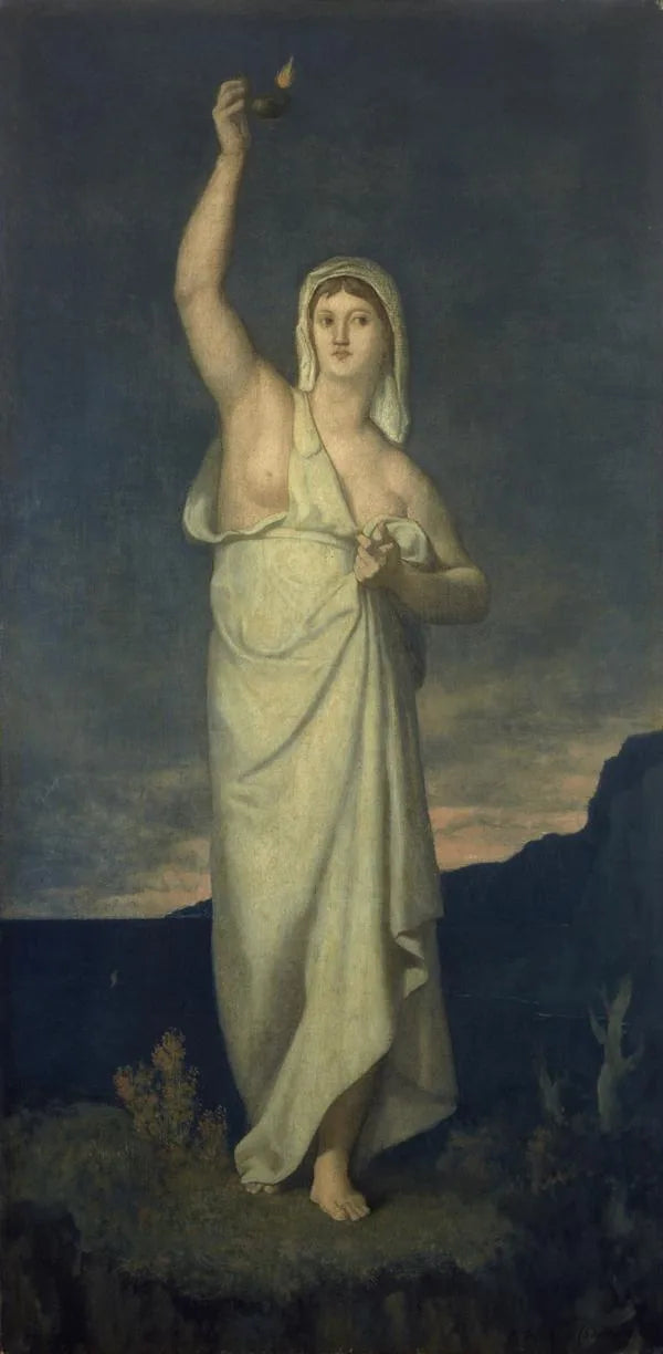 Vigilance - Pierre Puvis de Chavannes image 1 reproduction artisanale de tableau