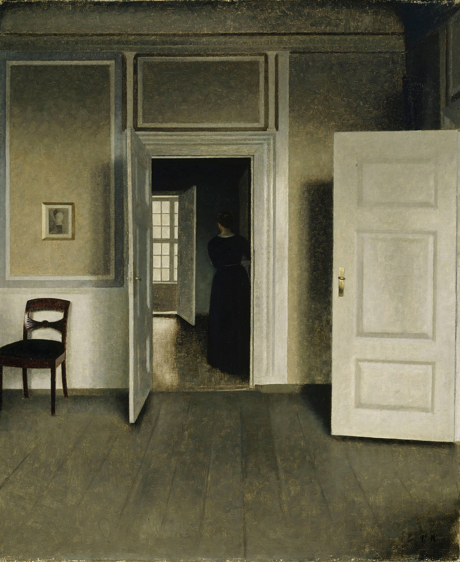 Intérieur, Strandgade 30 - Vilhelm Hammershøi