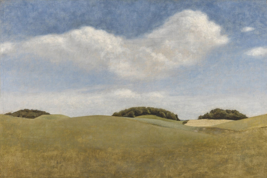 Landscape from Lejre - Vilhelm Hammershøi