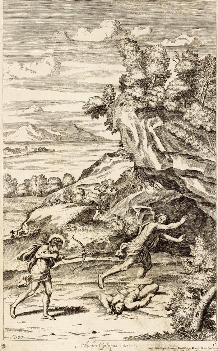 Apollon tuant les Cyclopes - Domenichino
