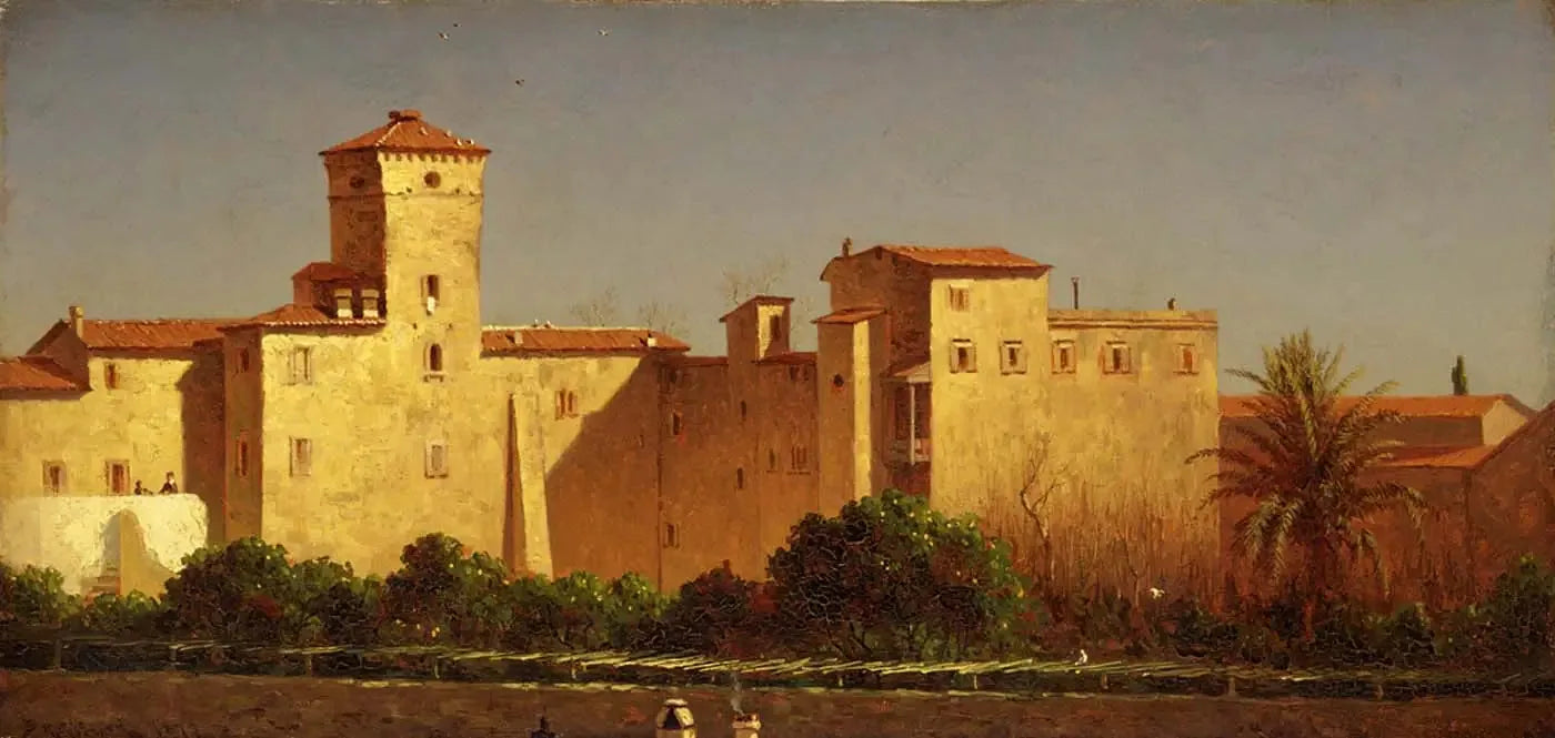 Villa Malta, Rome - Sanford Robinson Gifford image 1 reproduction réalisée par Alpha Reproduction