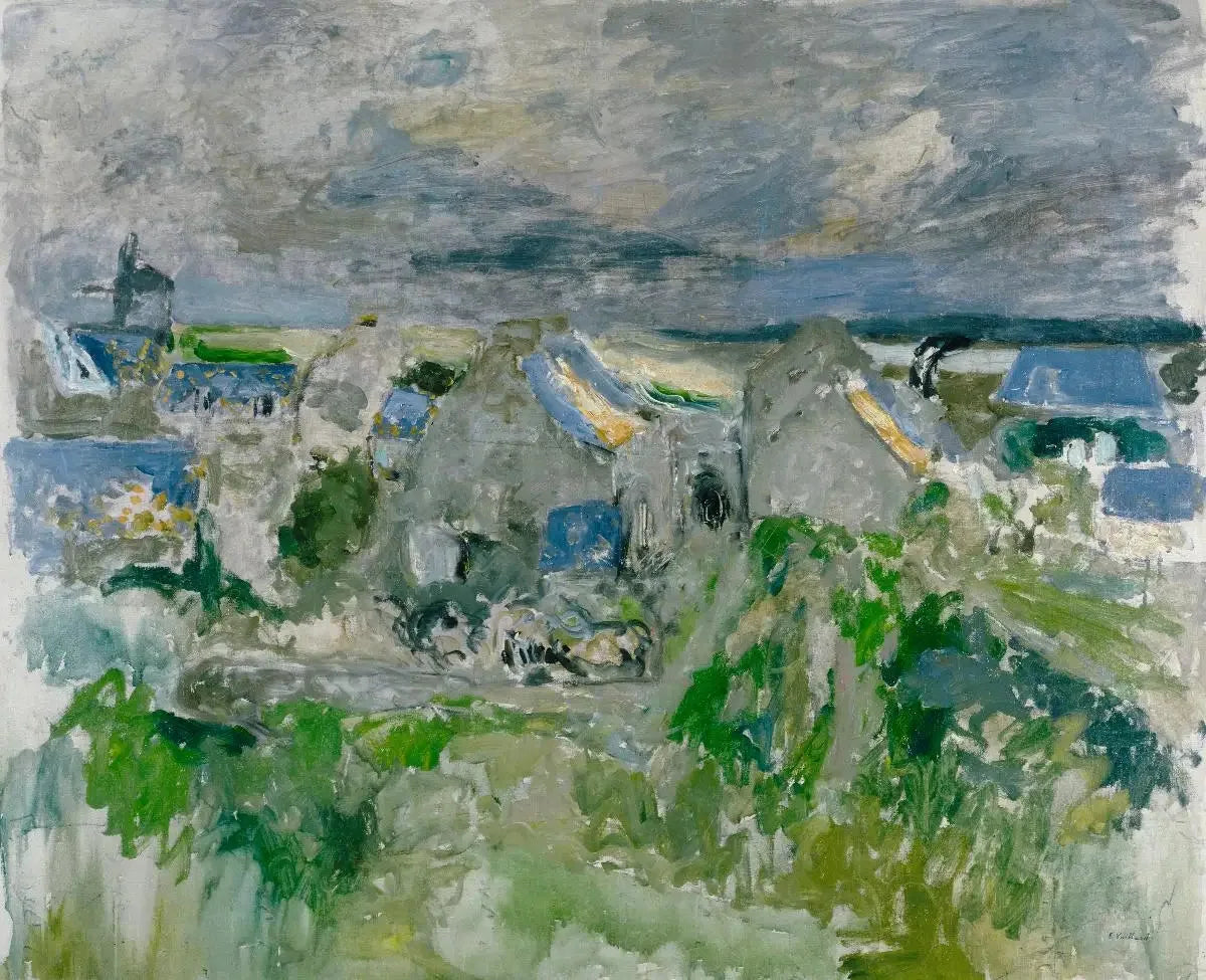 Village au bord de la mer. Saint Jacut - Édouard Vuillard image 1 reproduction artisanale de tableau