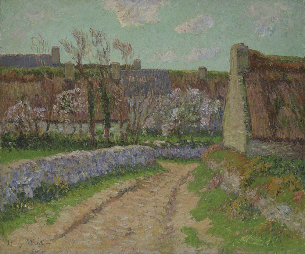 Village de Clohars - Henry Moret image 1 copie de tableau peinte à la main