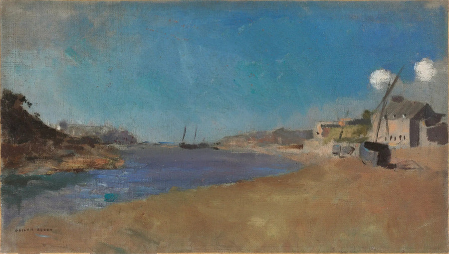 Village de pêcheurs, Bretagne - Odilon Redon
