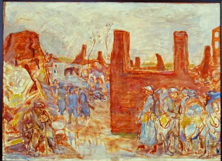 Village en ruine - Pierre Bonnard image 1 reproduction artisanale de tableau