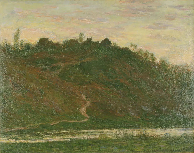 Село Ла-Рош-Блонд, вечірній ефект W1238 - Клод Моне
