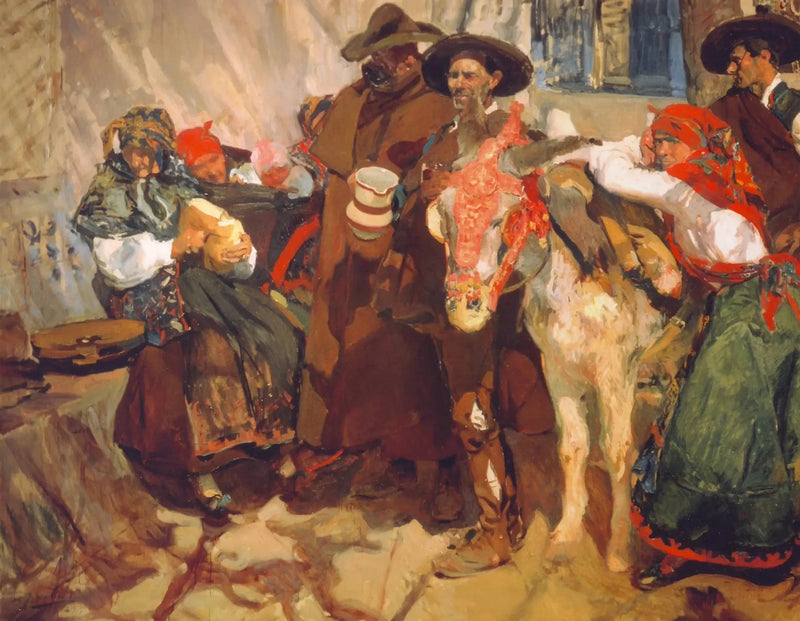 Villageois de Léon - Joaquín Sorolla