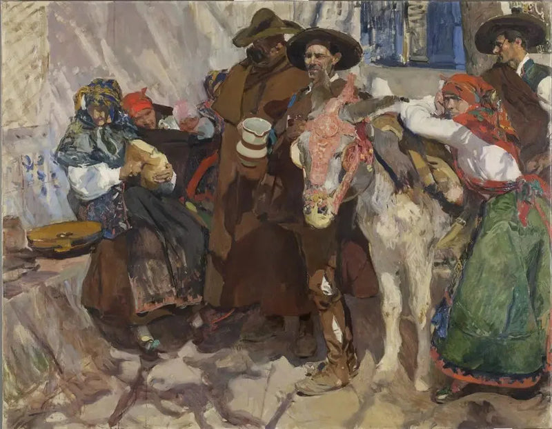 Villageois de Léon - Joaquín Sorolla