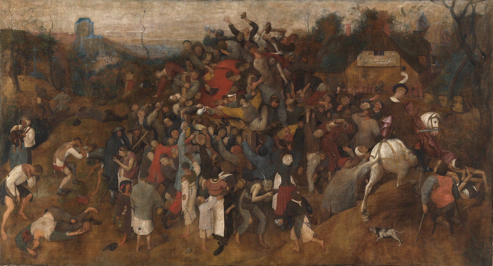 Le Vin de la Saint-Martin - Pieter Brueghel l'Ancien