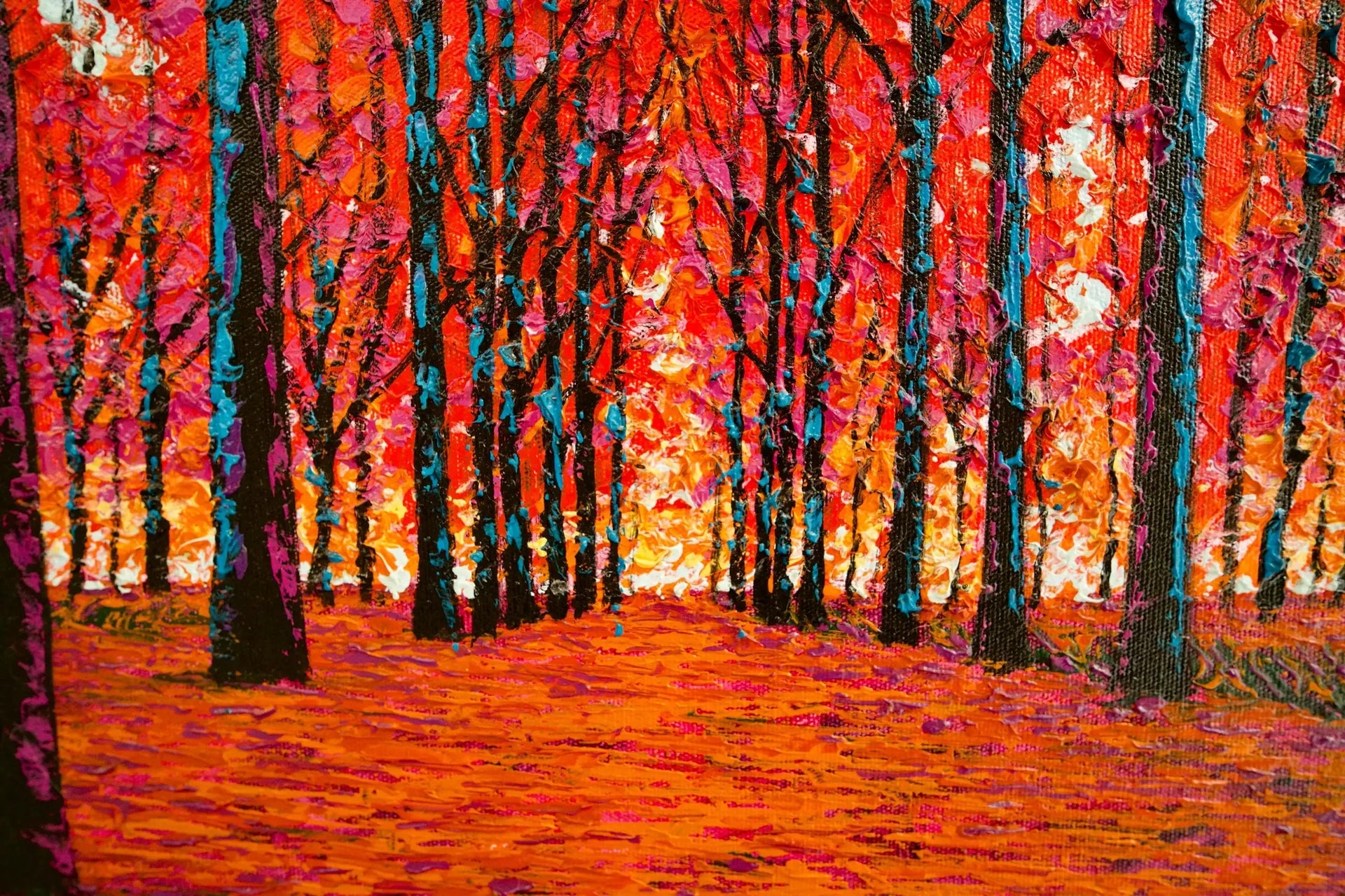 Visage d'Automne | 150 x 100 cm image 10 reproduction réalisée par Alpha Reproduction