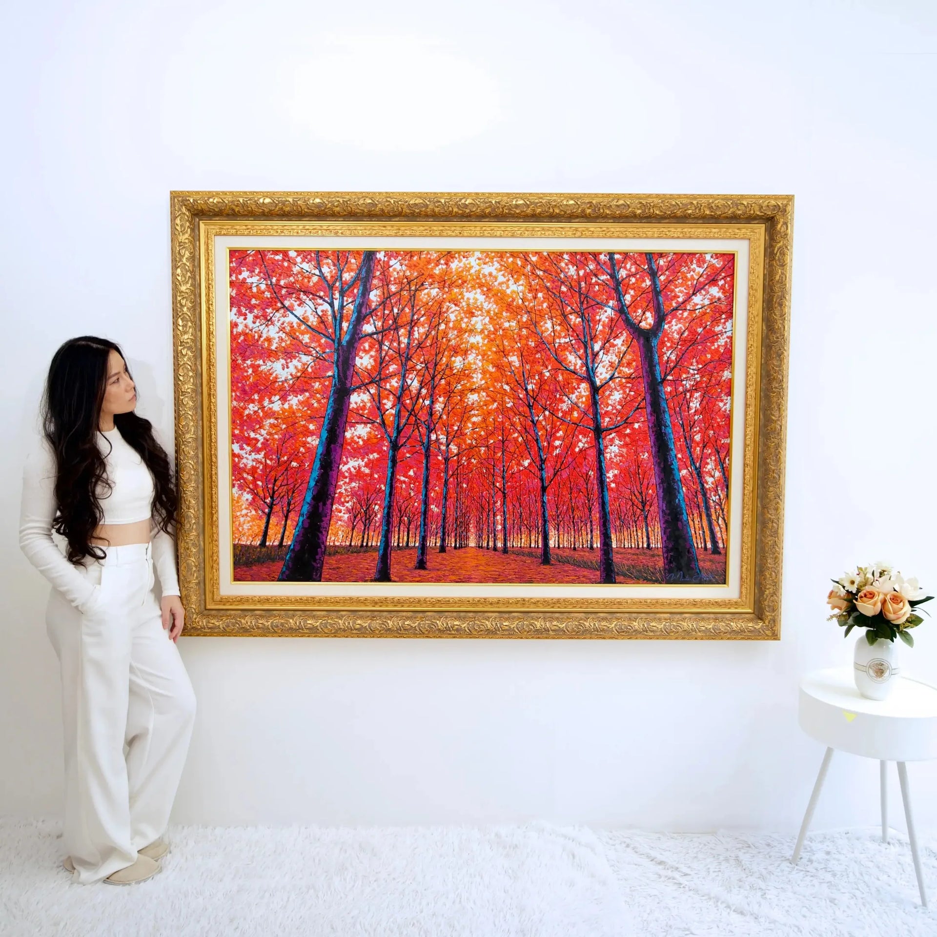 Visage d'Automne | 150 x 100 cm image 2 reproduction d’œuvre d’art à l’huile