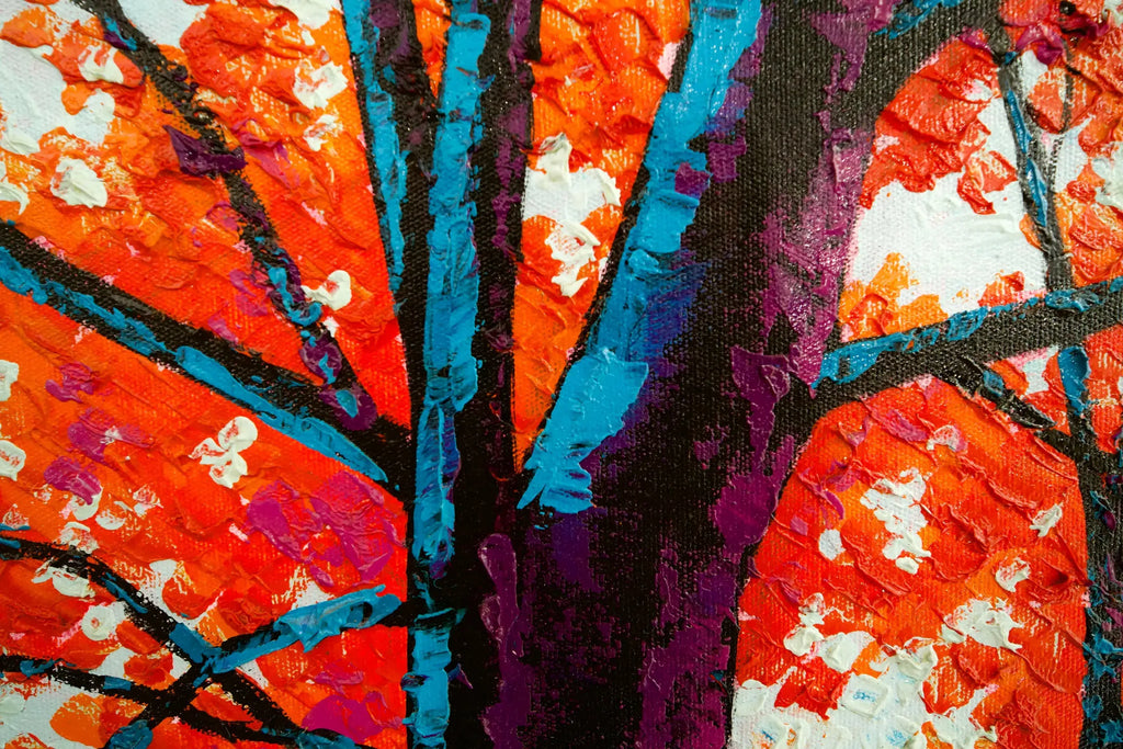 Visage d'Automne | 150 x 100 cm image 8 copie peinte à la main à l’huile
