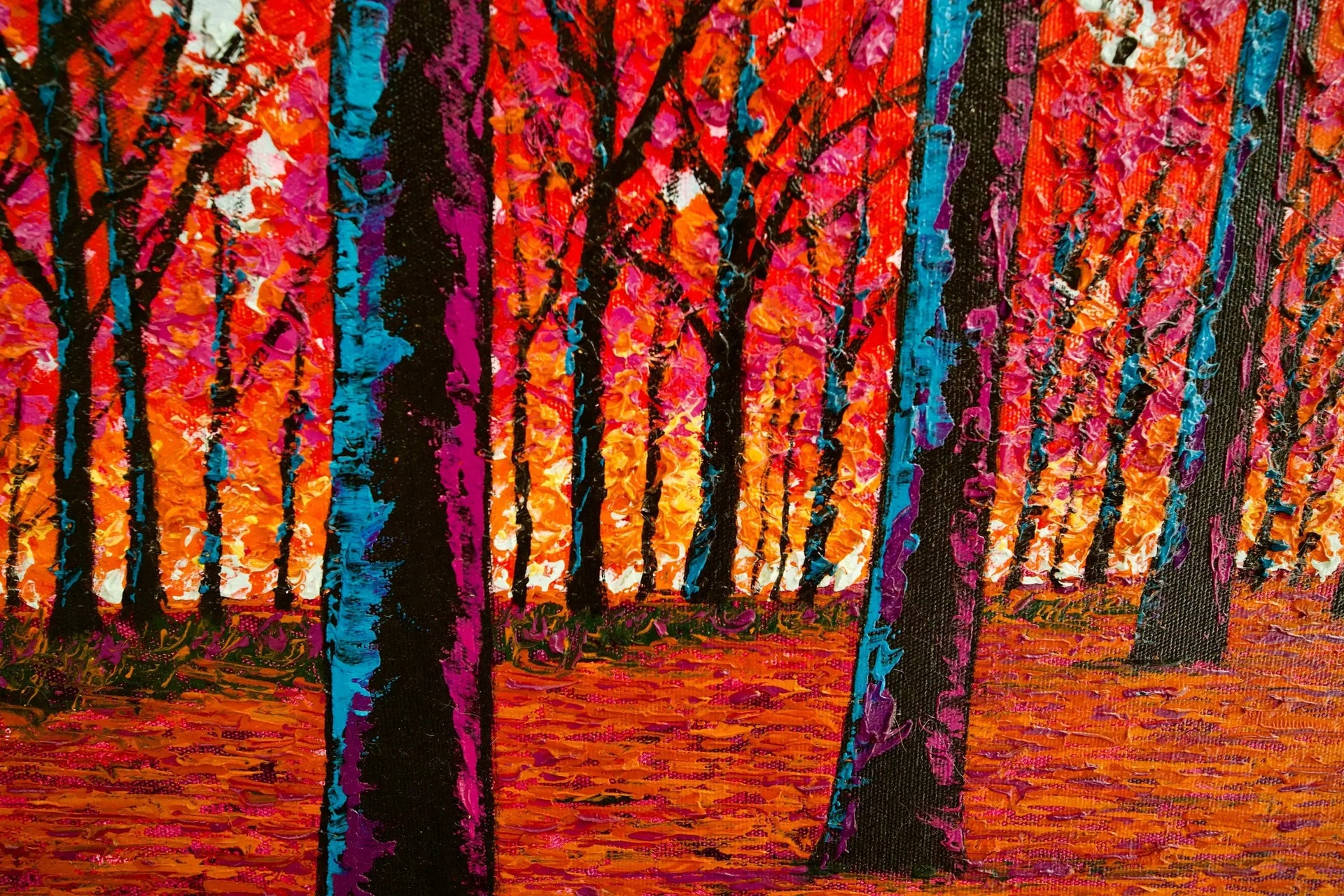 Visage d'Automne | 150 x 100 cm image 9 reproduction d’œuvre d’art à l’huile