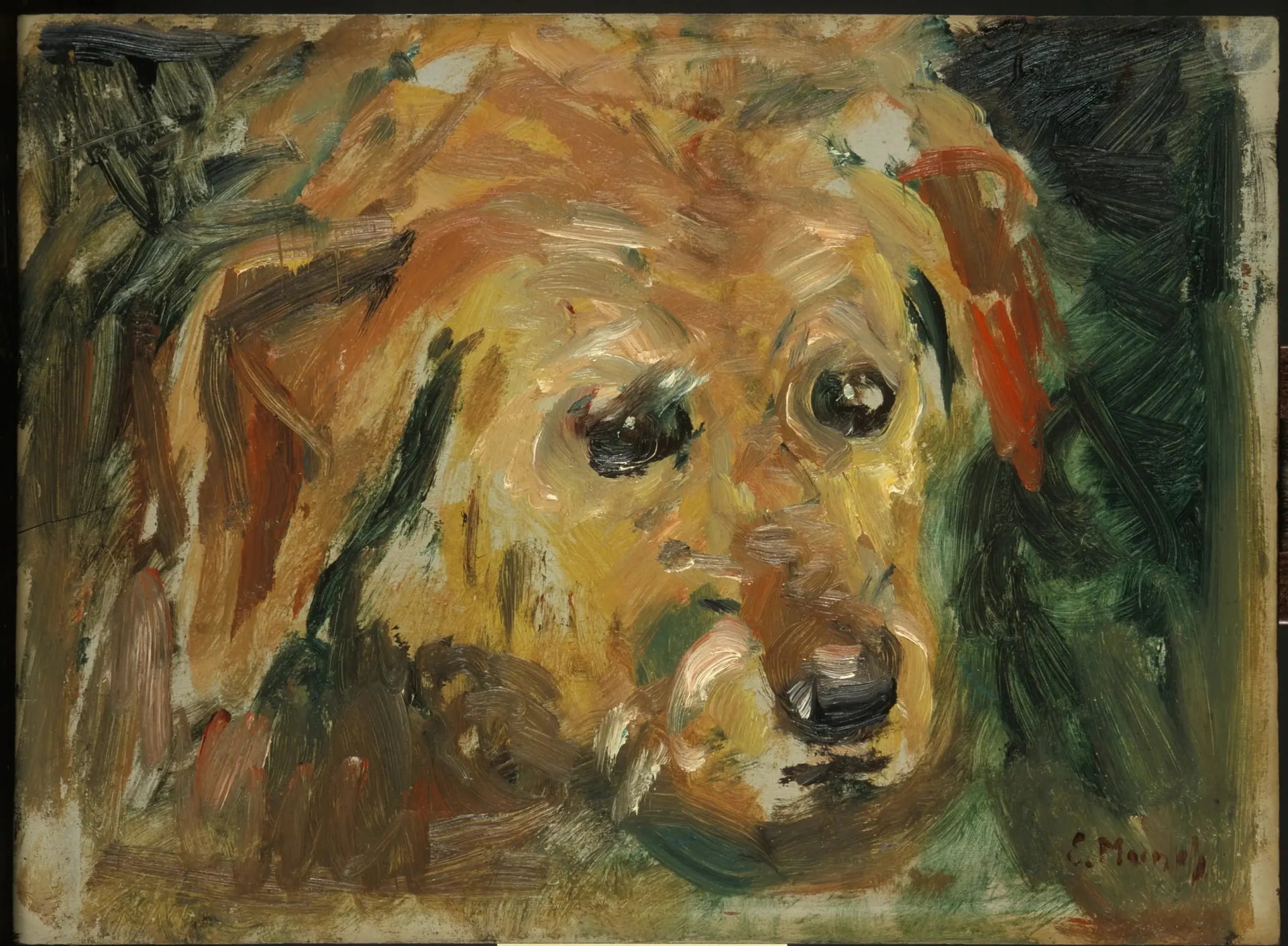 Visage de chien - Edvard Munch image 1 tableau peint à l’huile sur toile