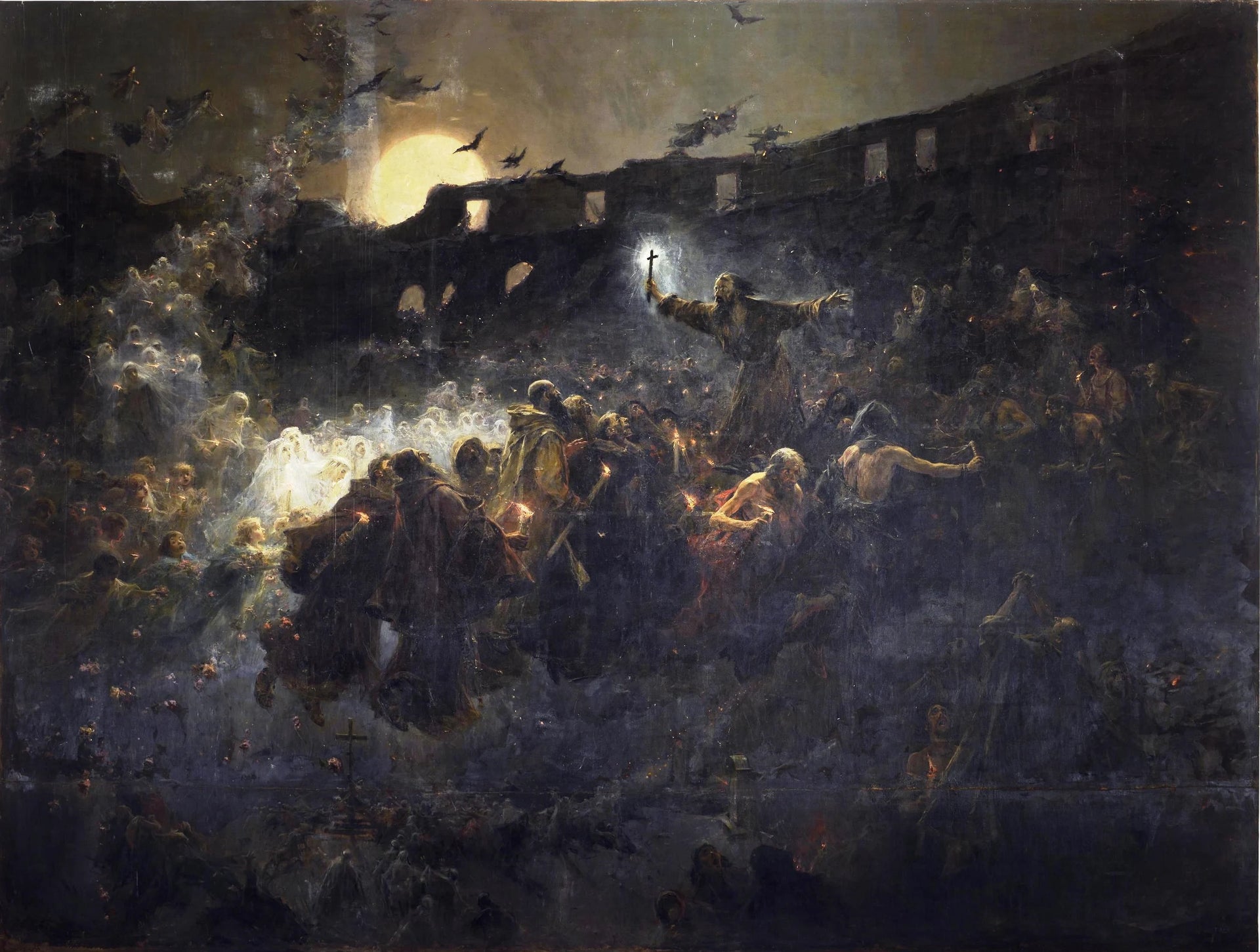 La vision du Colisée. Le dernier martyr - José Benlliure y Gil